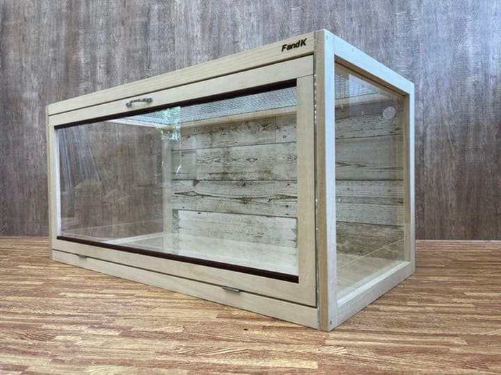 FandK爬虫類木製ケージ ハリネズミケージ 900×450×450