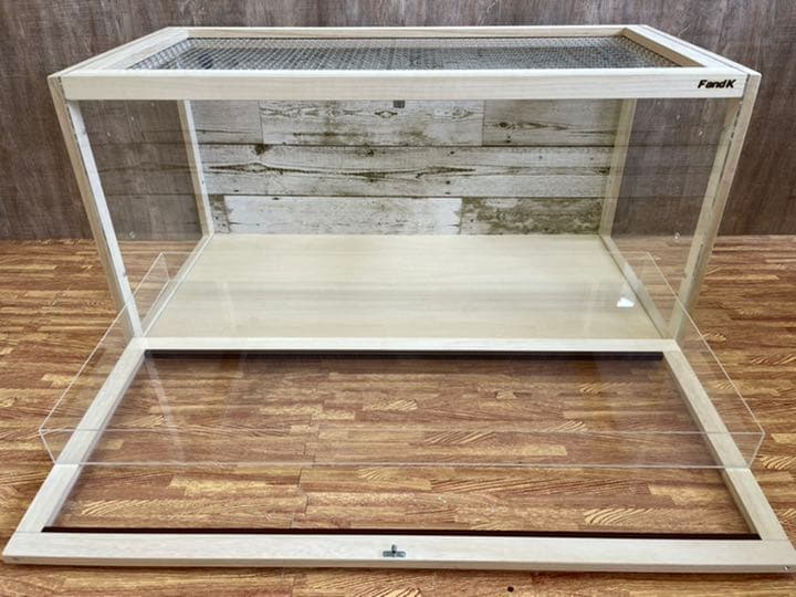 FandK爬虫類木製ケージ ハリネズミケージ 900×450×450