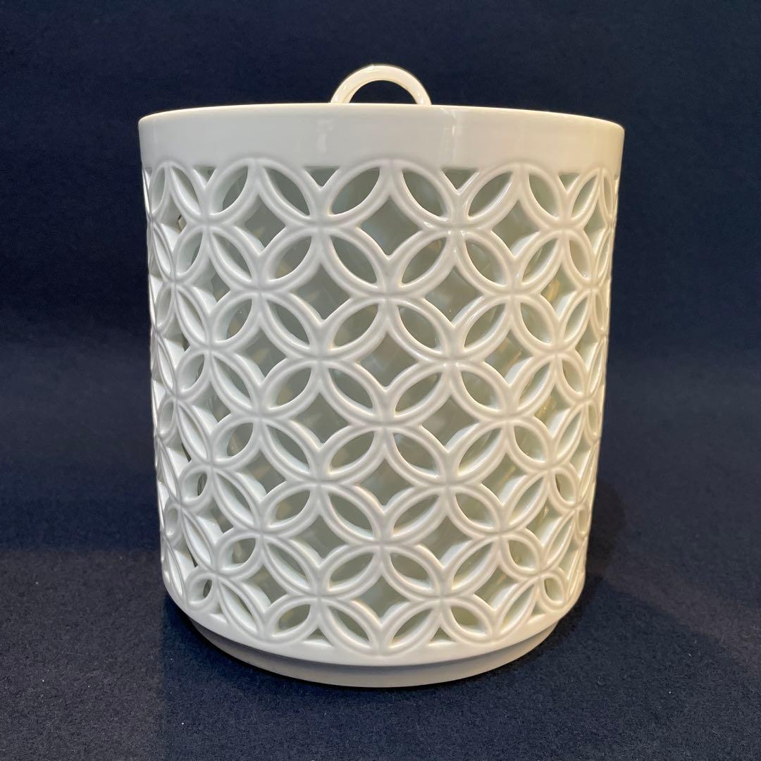 茶道具 皆具【横石 嘉助】の【平戸白磁 七宝透 皆具】共箱 美品 - メルカリ