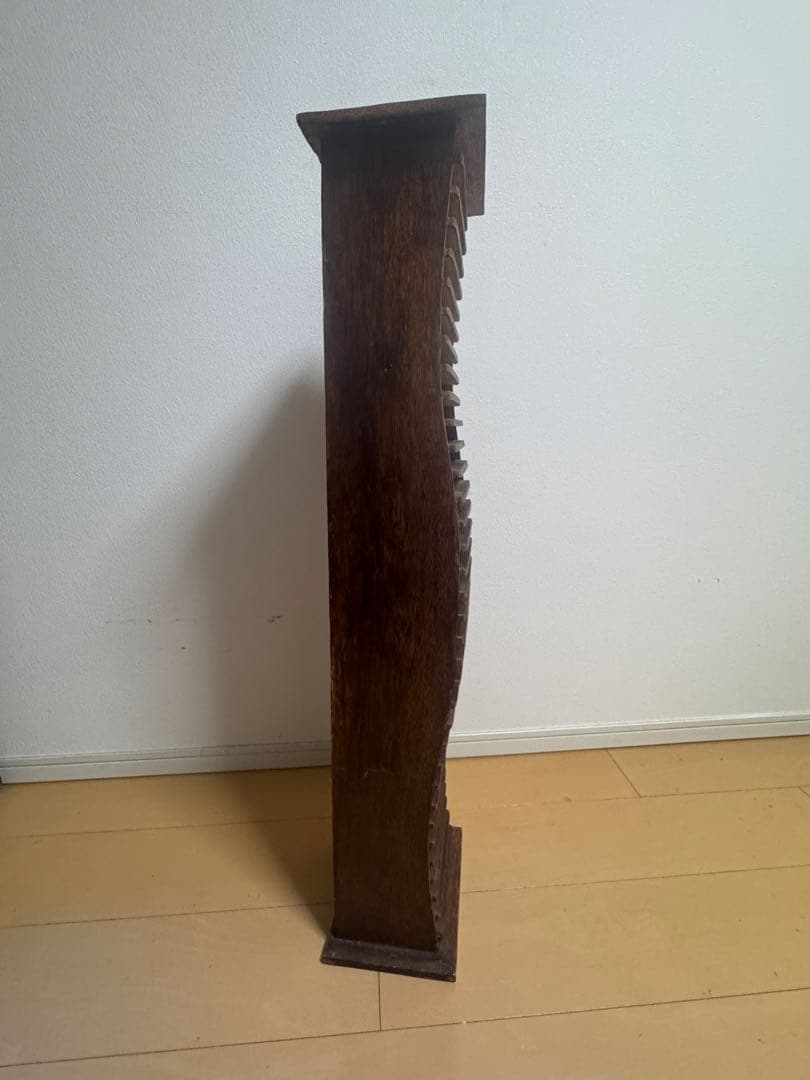 アジア アンティーク 木製DVDラック