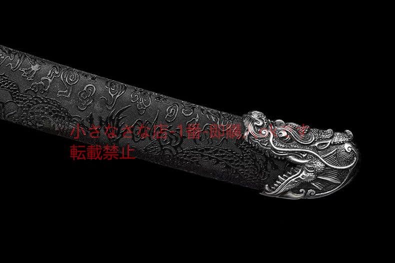 蛇口刺繍春刀-冷月  古兵器 武具 刀装具 日本刀 模造刀 居合刀