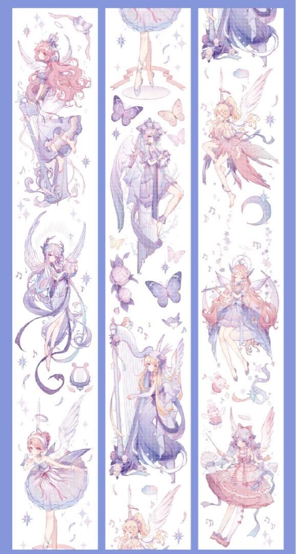 海外 shine wines 野葵 女の子 男の子 人物 マスキングテープ 6巻