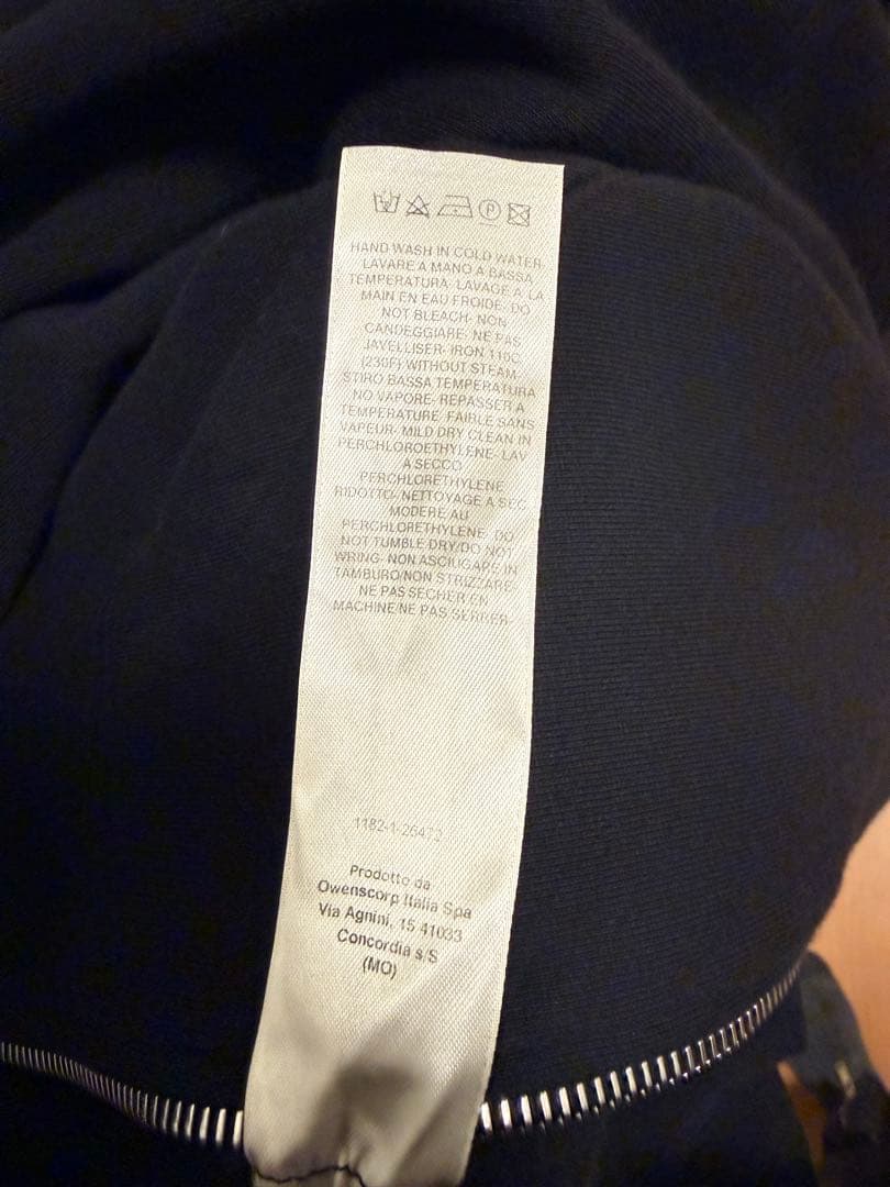 リックオウエンスDRKSHDW/マウンテンフーディ/F素材・サイズM