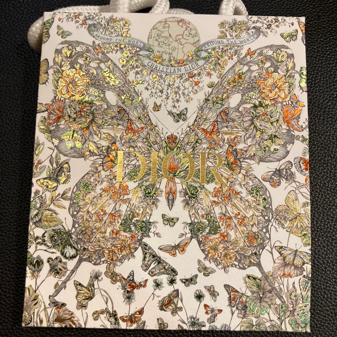 Dior シルバーボールペン ロゴ入り ショッパー 保存袋付き