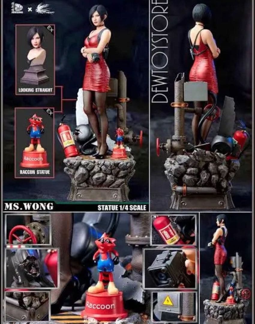 バイオハザード エイダウォン 1/4 ガレージキット ガレキ スタチュー①