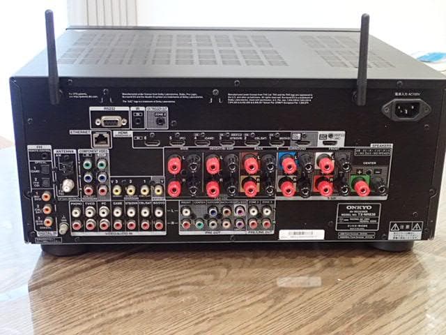 超美品 ONKYO AVアンプ TX-NR838 代用リモコン付き 快調動作