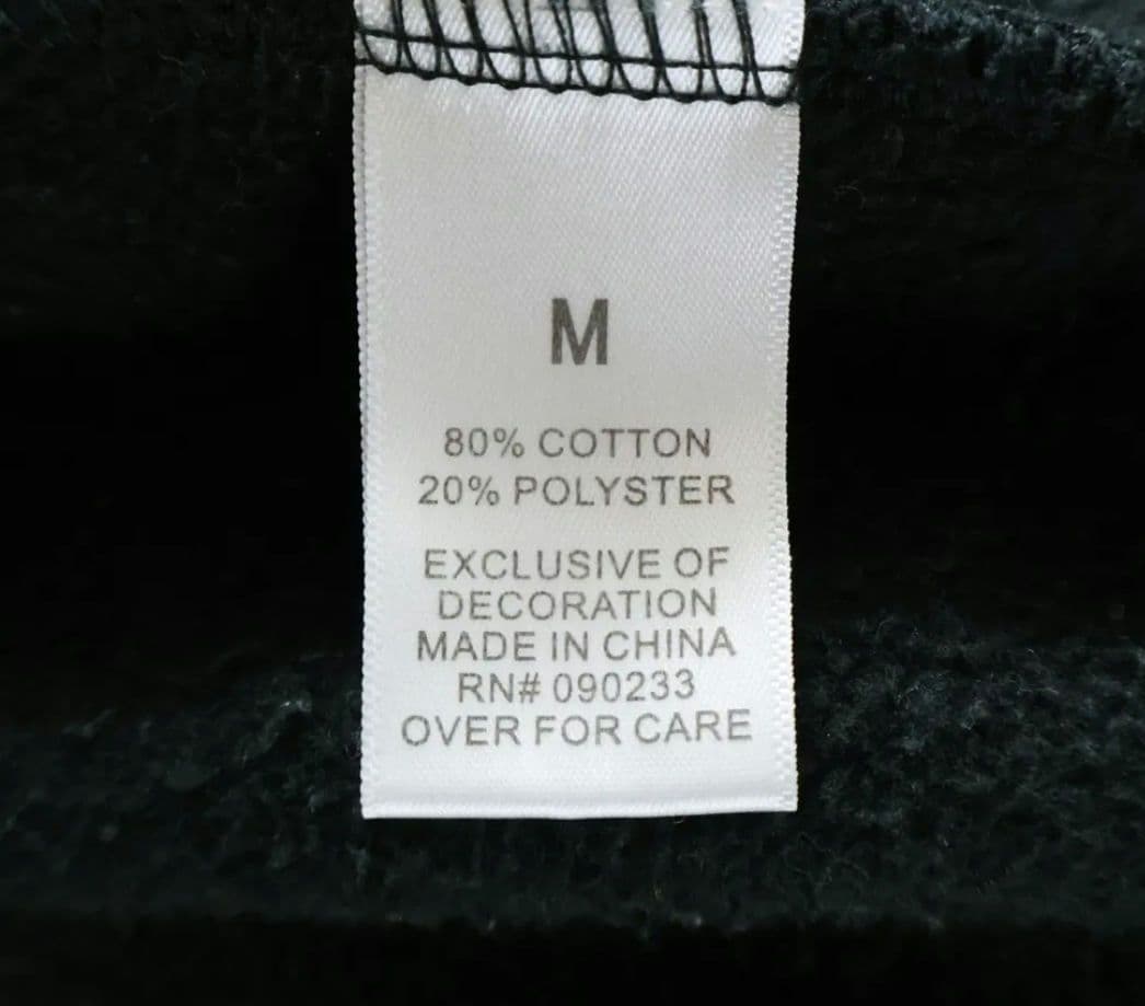 ESSENTIALS ブラック フード付きパーカー　М　（希少）