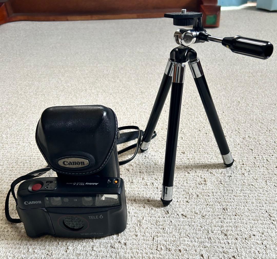 CANON キャノン Autoboy TELE6 ケース 三脚付き
