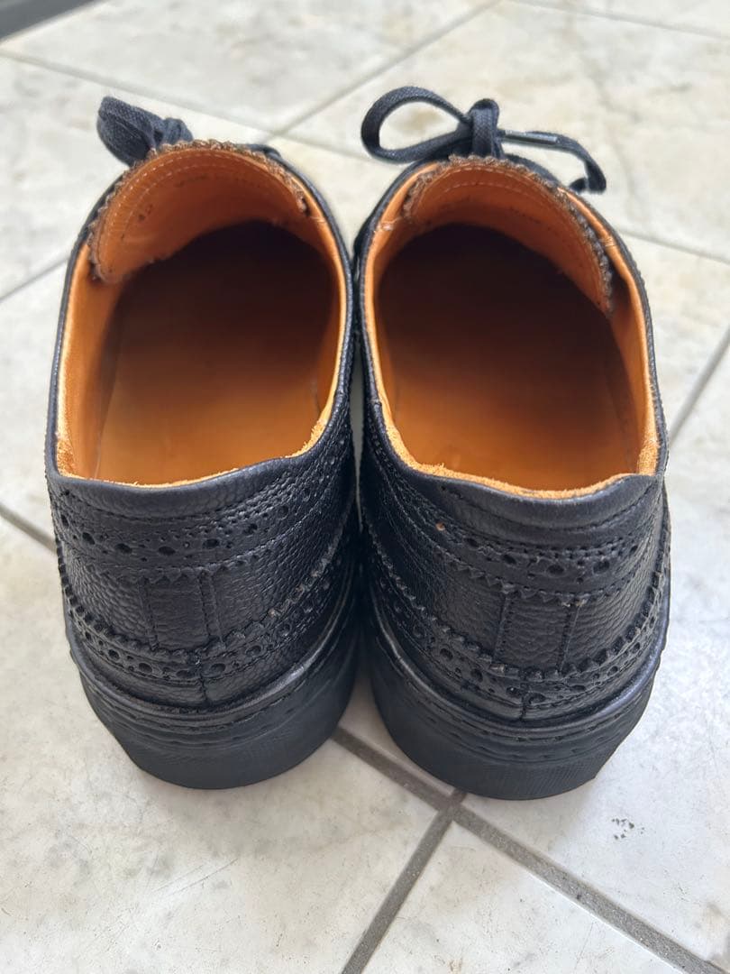 パントフォラドーロ　ウィングチップ　ブラック Pantofola d'Oro