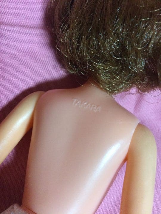 旧タカラ 初代リカちゃんママ 織江さん アナ雪風ドレス 昭和レトロ