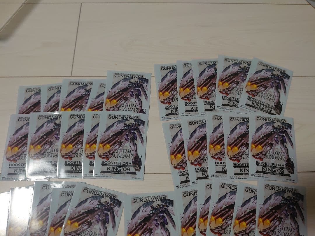 マ*鳥様 ウイングガンダムゼロカスタム スリーブ ガンダムウォー 大会