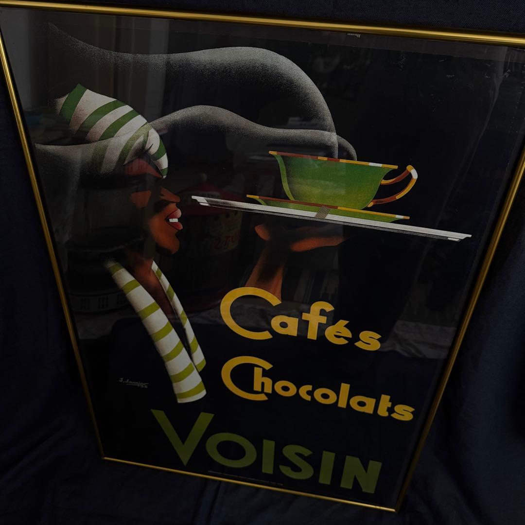 リプロダクトポスター L.VoisinCafés-Chocolats復刻1935 リプロダクト