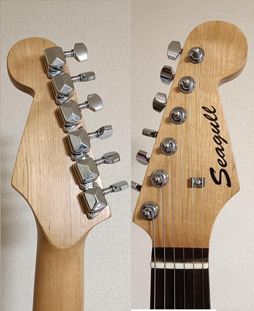 送料無料】ストラトタイプ（ブルー）ペグ新品