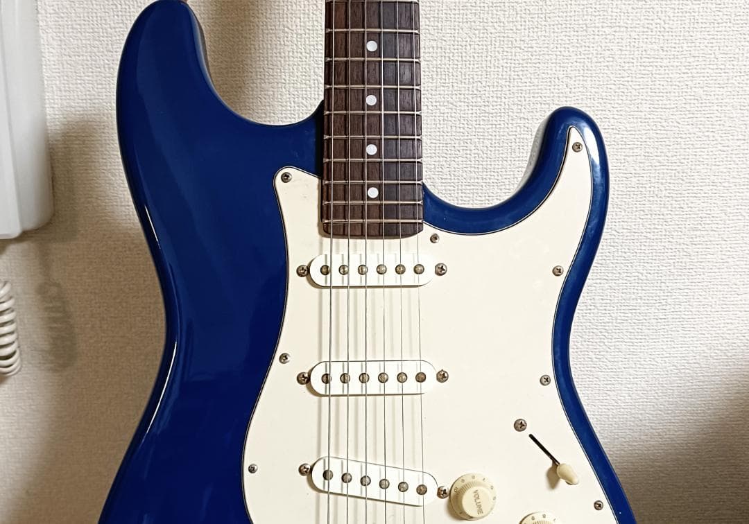 送料無料】ストラトタイプ（ブルー）ペグ新品