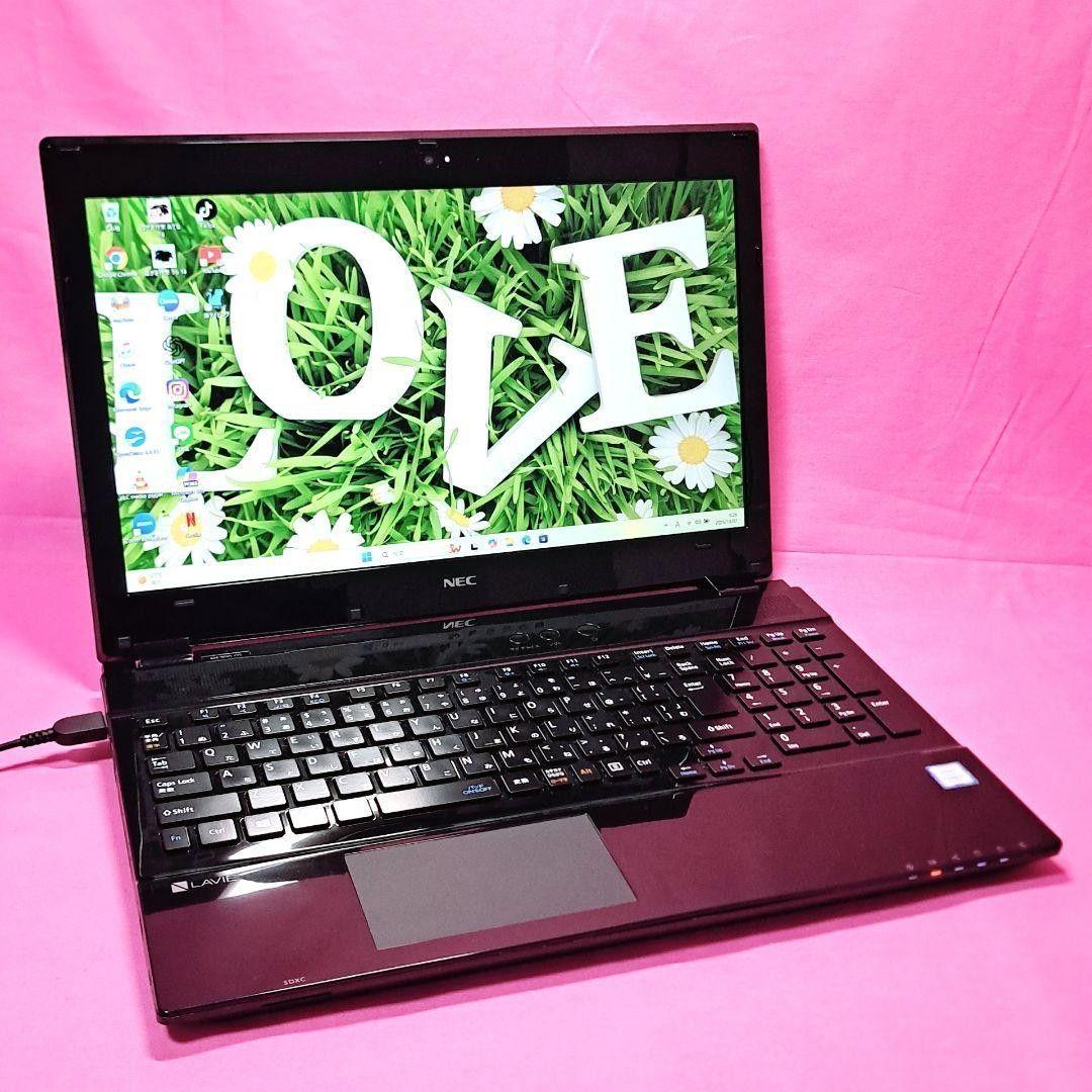 G67爆速ハイスぺ NECノートパソコン 7世代i7/SSD512/メモリ16
