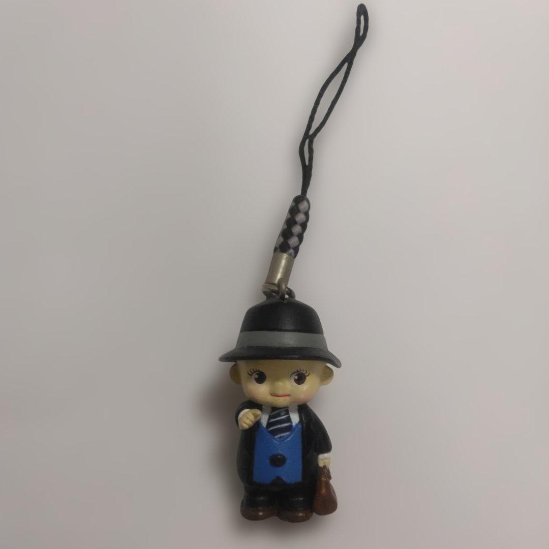 キュージョン　笑ゥせぇるすまん　喪黒福造×キューピー ストラップ