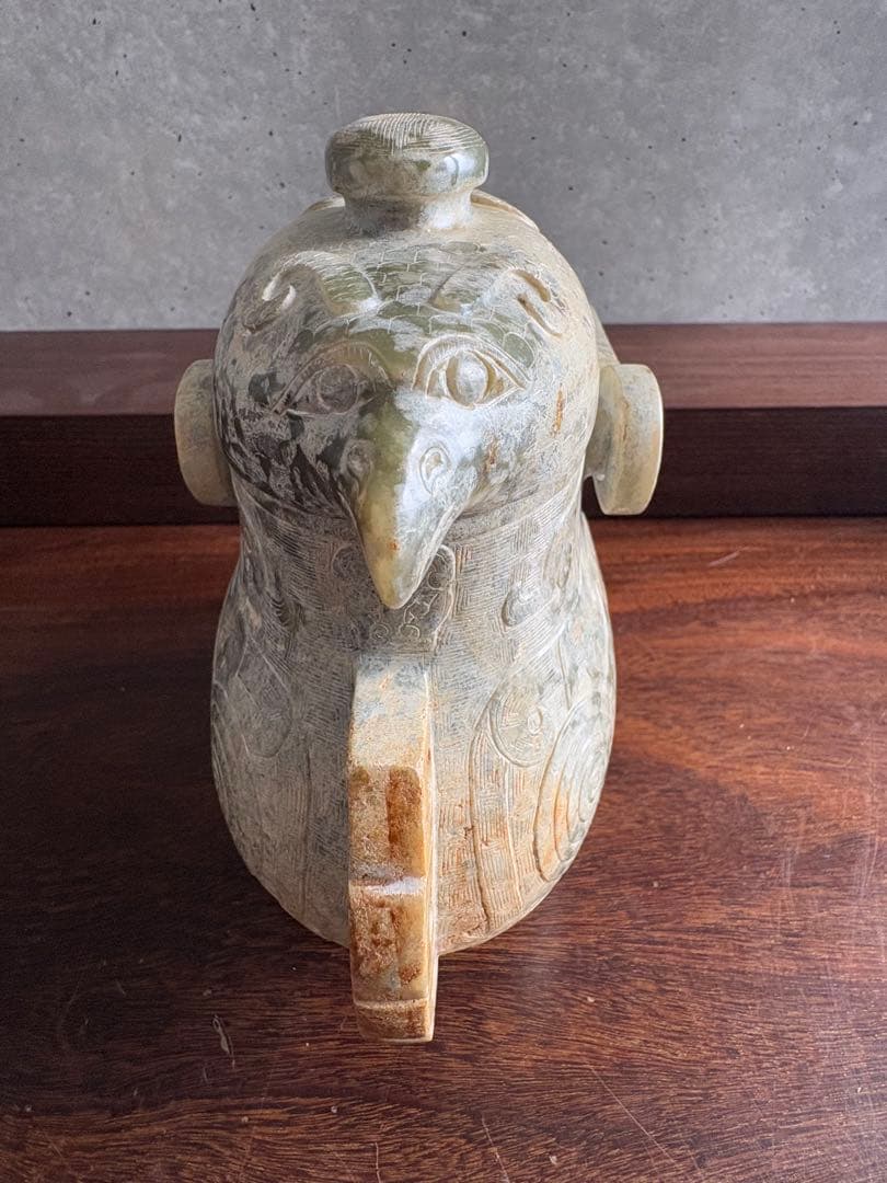 石？玉？の中国的な置物 中国美術 19cm 2.3 kg