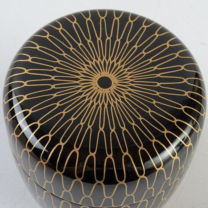 茶道具 蒔絵師 中川秀甫作 網目蒔絵 中棗 共箱 V 9347 - メルカリ