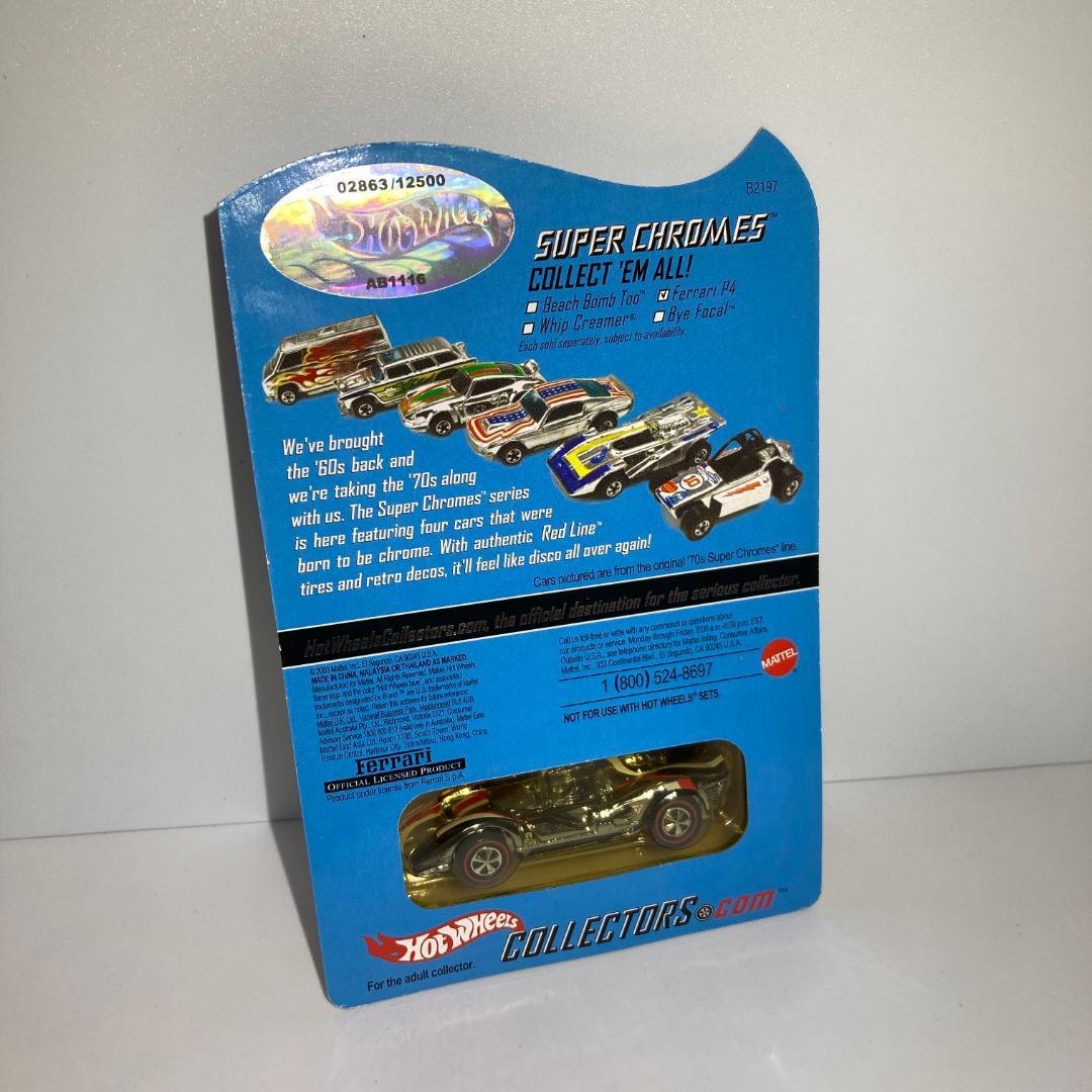 【超レア】ホットウィール RLC フェラーリ P4 スーパークローム