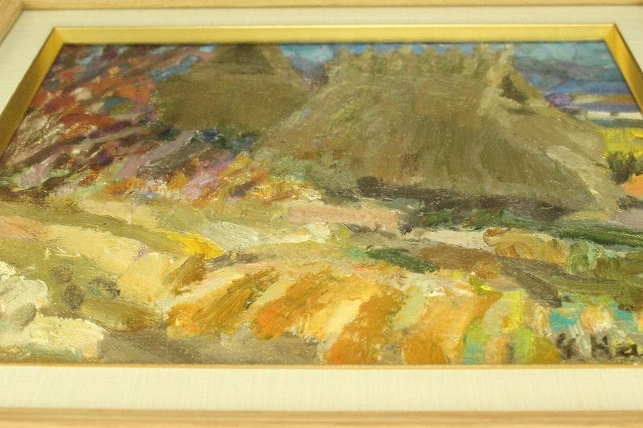 日展作家 早田嘉之 山村(ZE543)