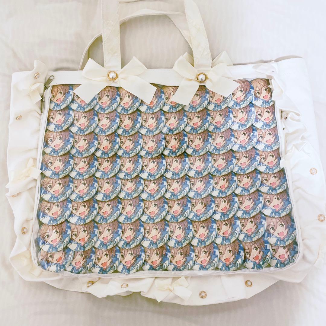 あんさんぶるスターズ 真白友也 缶バッジ ザッカマート A3 痛バッグ