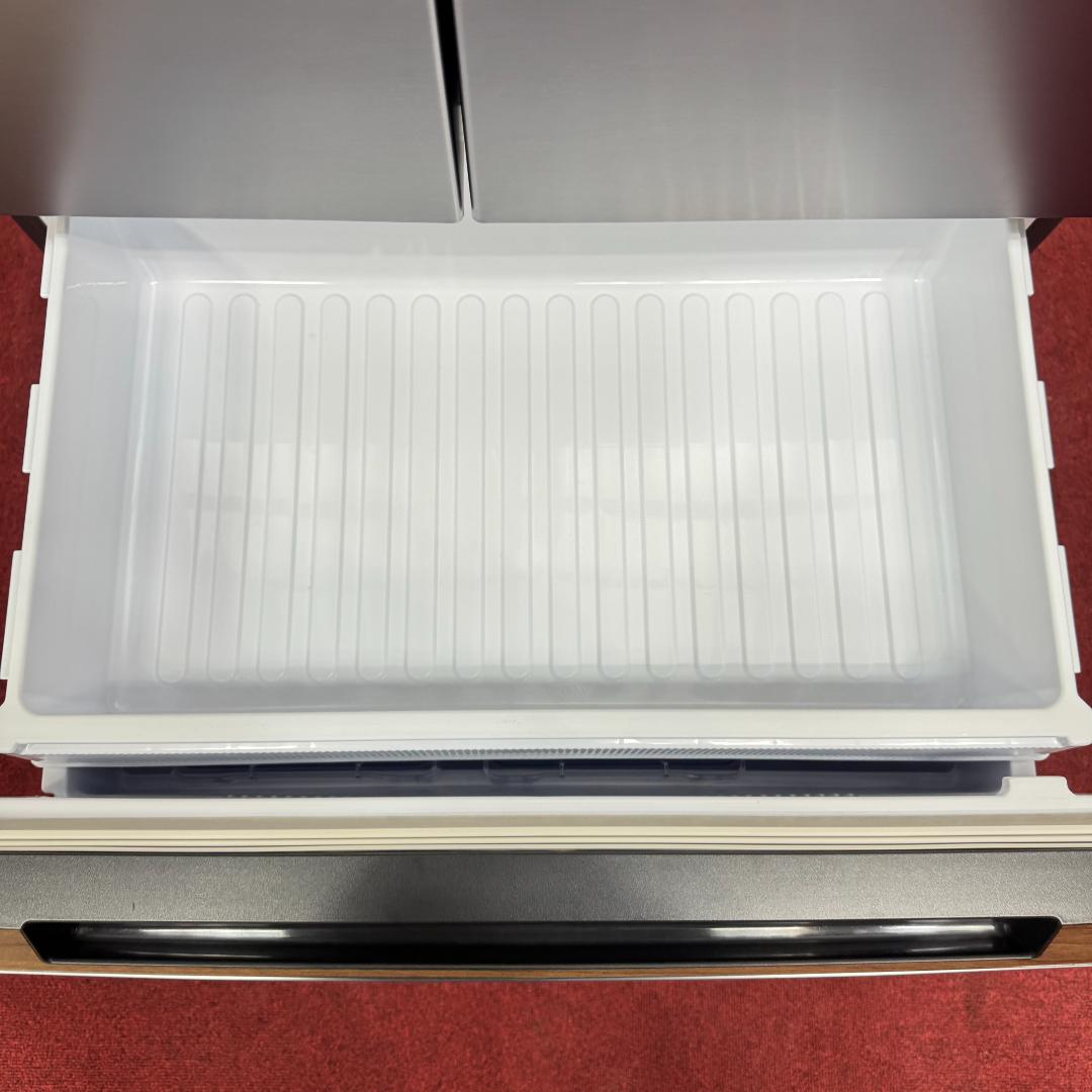 都内23区配送無料　美品シャープ6ドア冷蔵庫457L　2021年製　製氷有