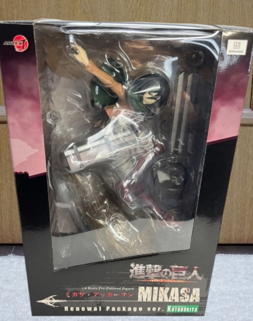 進撃の巨人 ミカサ フィギュア Renewal Package コトブキヤ - メルカリ
