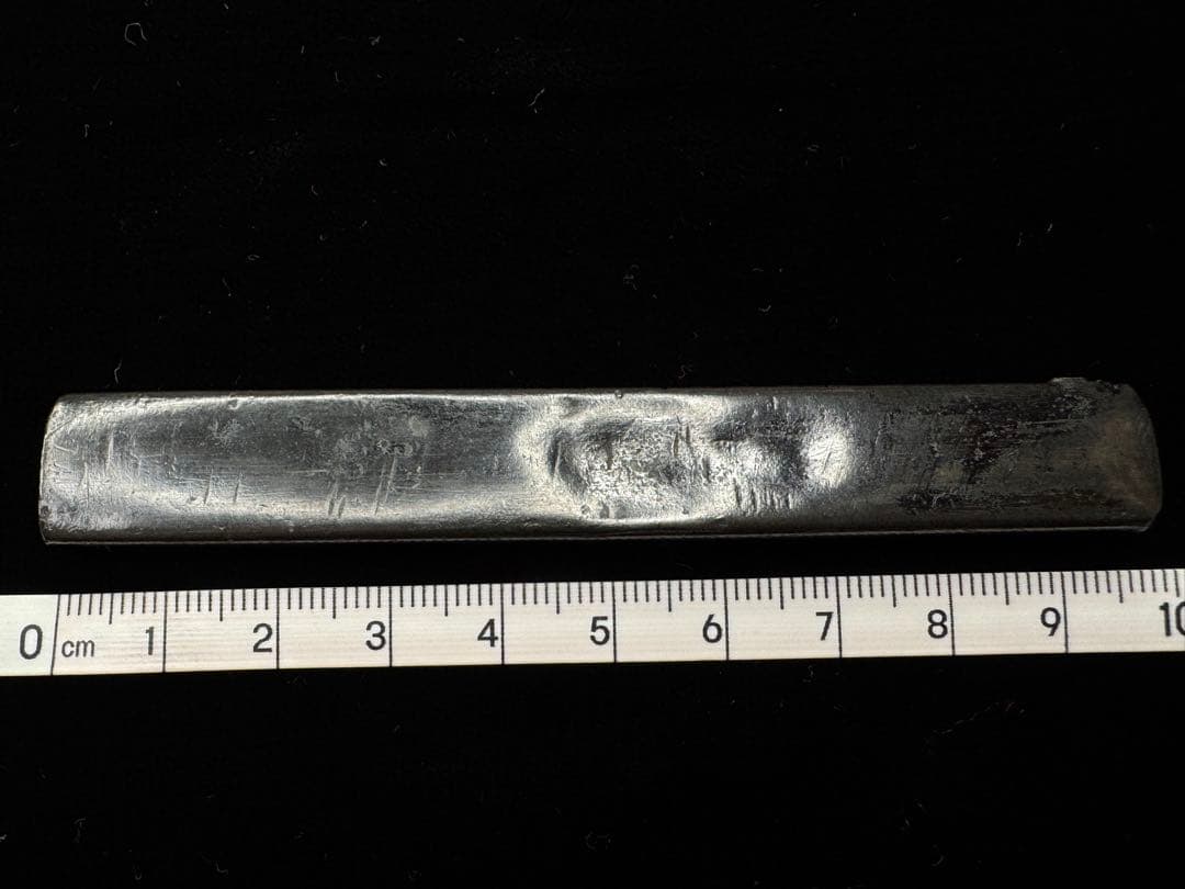 無銘 小柄 南瓜図？ 赤銅魚子地 日本刀 刀装具 骨董 古美術 江戸時代 古金工