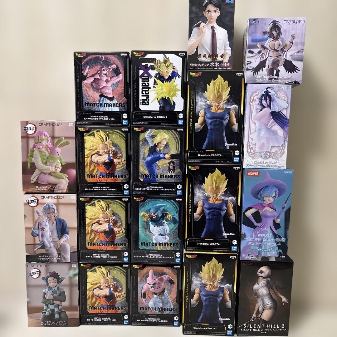最新フィギア　まとめ売り　プライズ　鬼滅の刃　ドラゴンボール 鬼滅の刃 ドラゴンボール プライズフィギュア 20体まとめ売り 鬼滅の刃