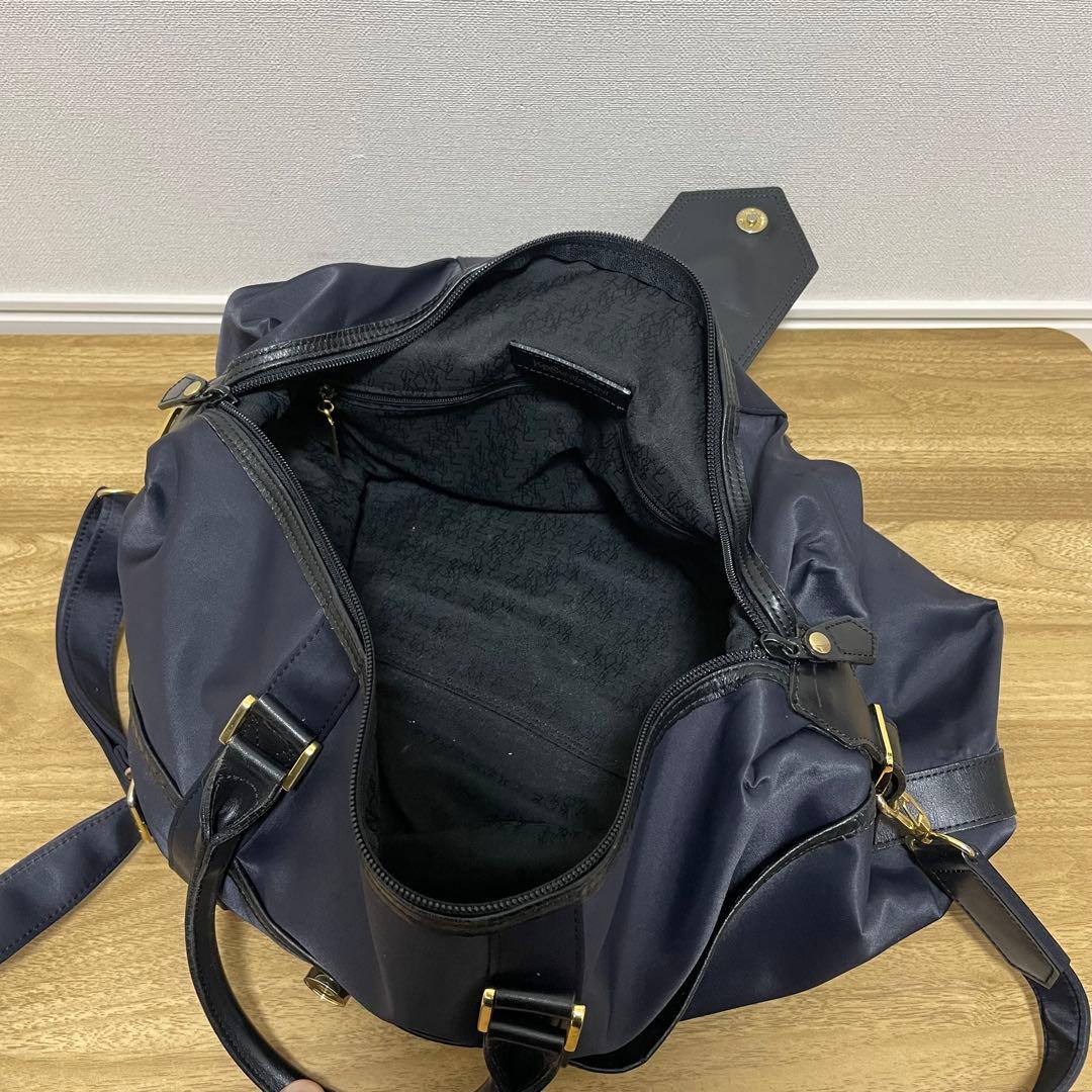 《美品》SAINT LAURENT（サンローラン）ナイロン×レザー ハンドバッグ
