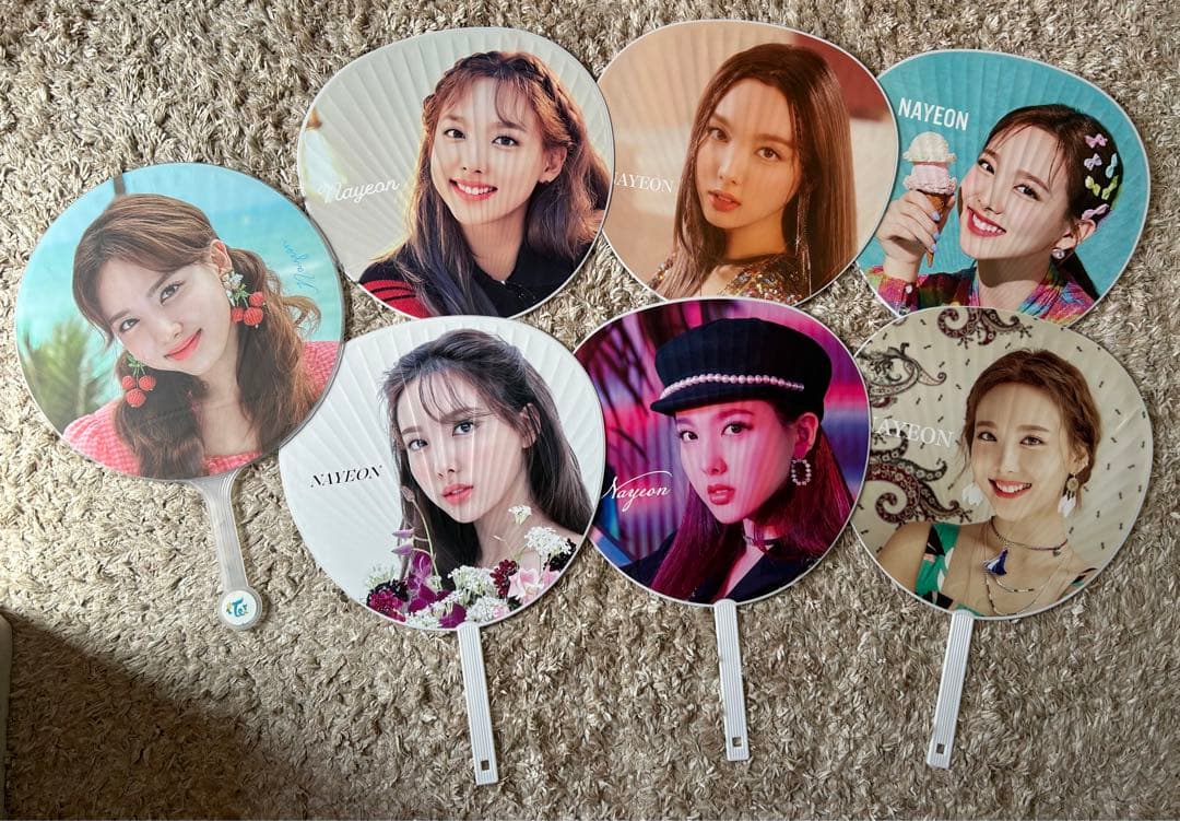 公式販売終了】TWICE うちわセット12点ミナチェヨンまとめ売り