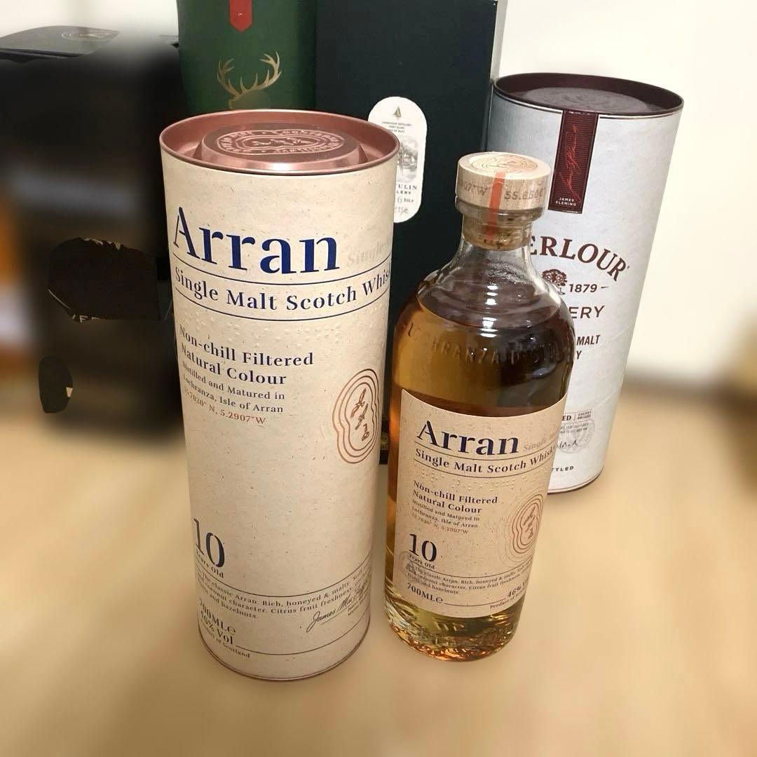 ウイスキー5本セット アラン10年、ラガヴーリン16年、グレンアラヒー12年等