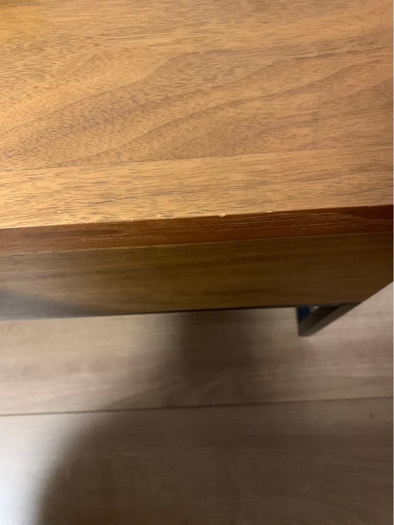 ニトリ ローテーブル ブラウン 木製 リフトアップ可 収納あり