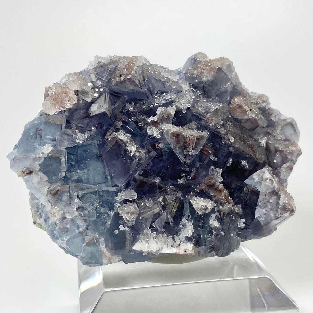 フローライト クォーツ 蛍石 水晶 鉱物標本 原石 天然石 ストーン インクル