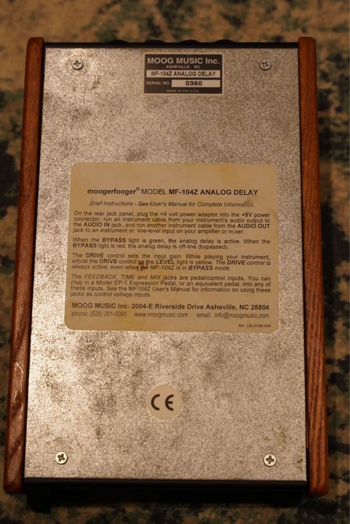 Moog Moogerfooger MF-104Z アナログディレイ