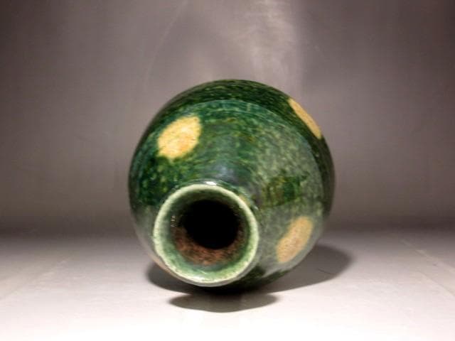 北大路魯山人 織部徳利 黒田陶々庵極めの逸品 r268