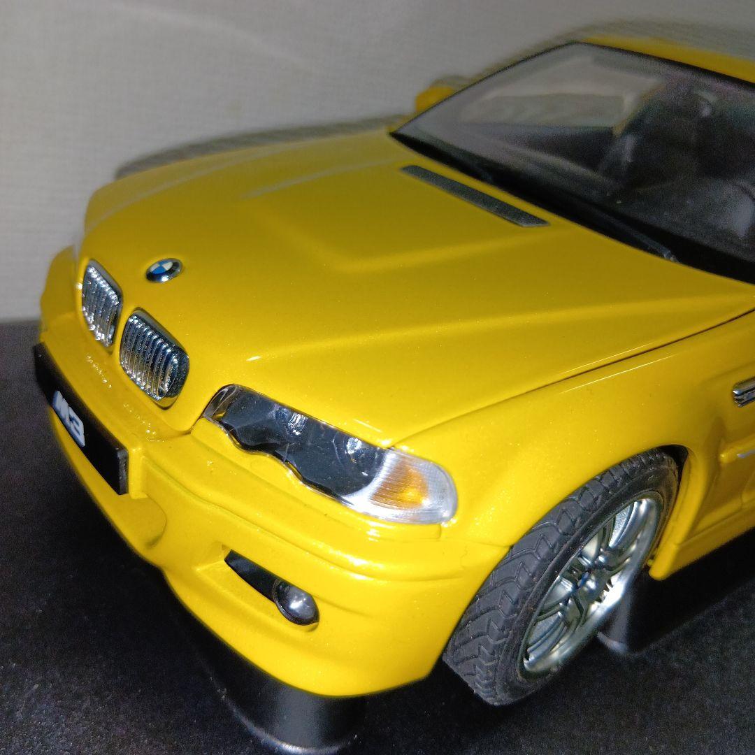 絶版AUTOart BMW M3 イエロー 1/18
