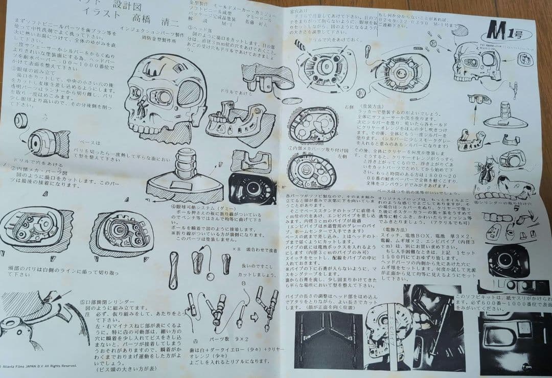 専用 ターミネーター　スカル　 M1号 1/1 TERMINATOR SKULL