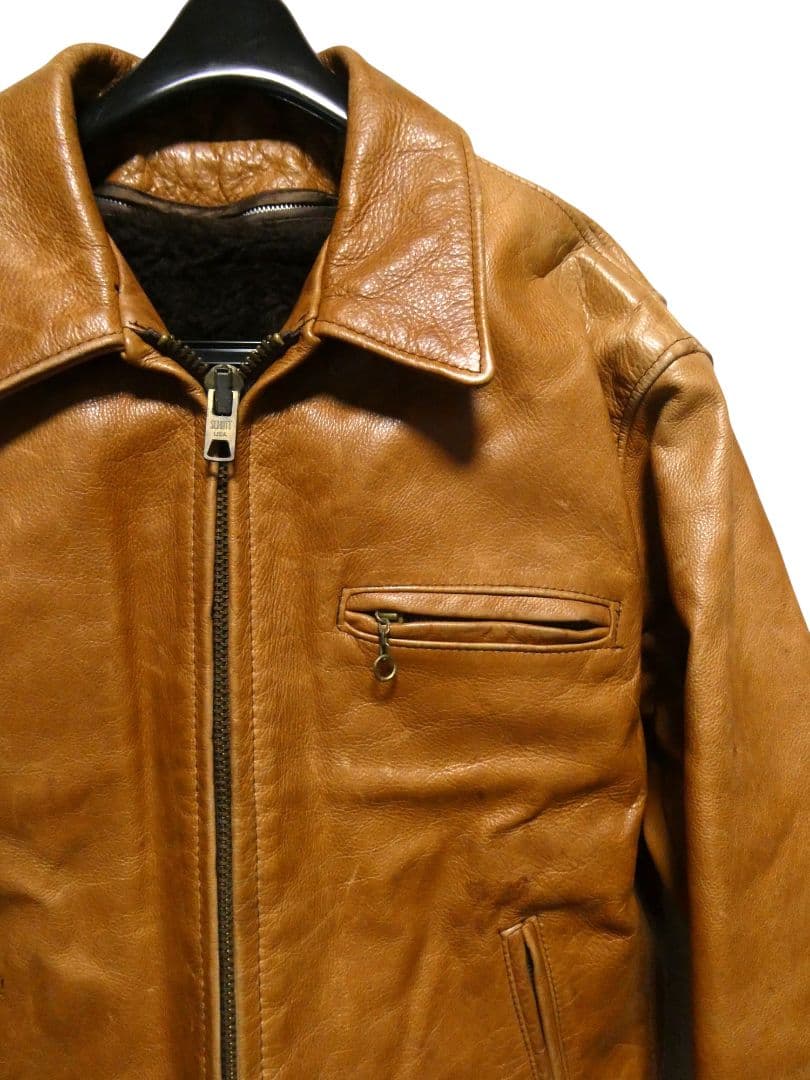 ライナー付き完品！ビッグサイズ40！schottトラッカージャケットAT101