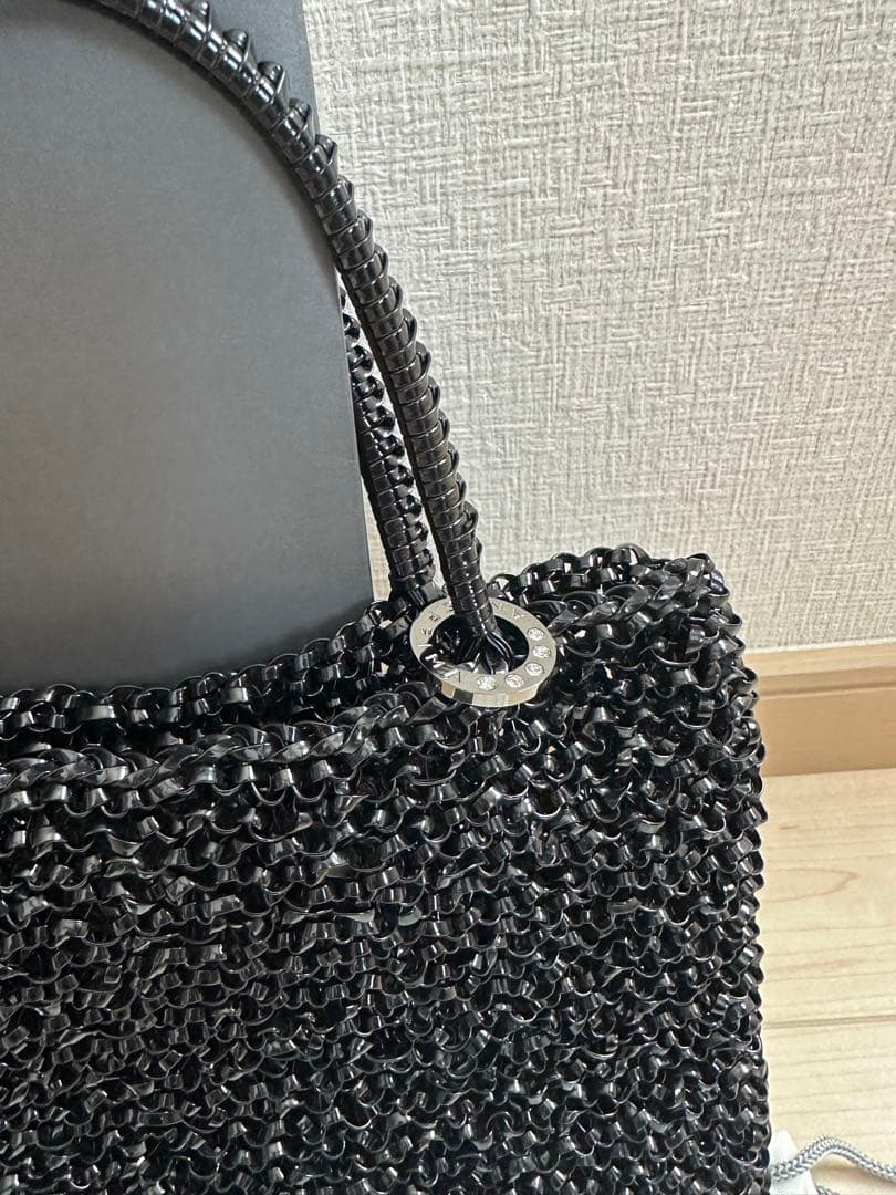 アンテプリマ ワイヤーバッグ スタンダードスクエアミディアム　ブラック新品