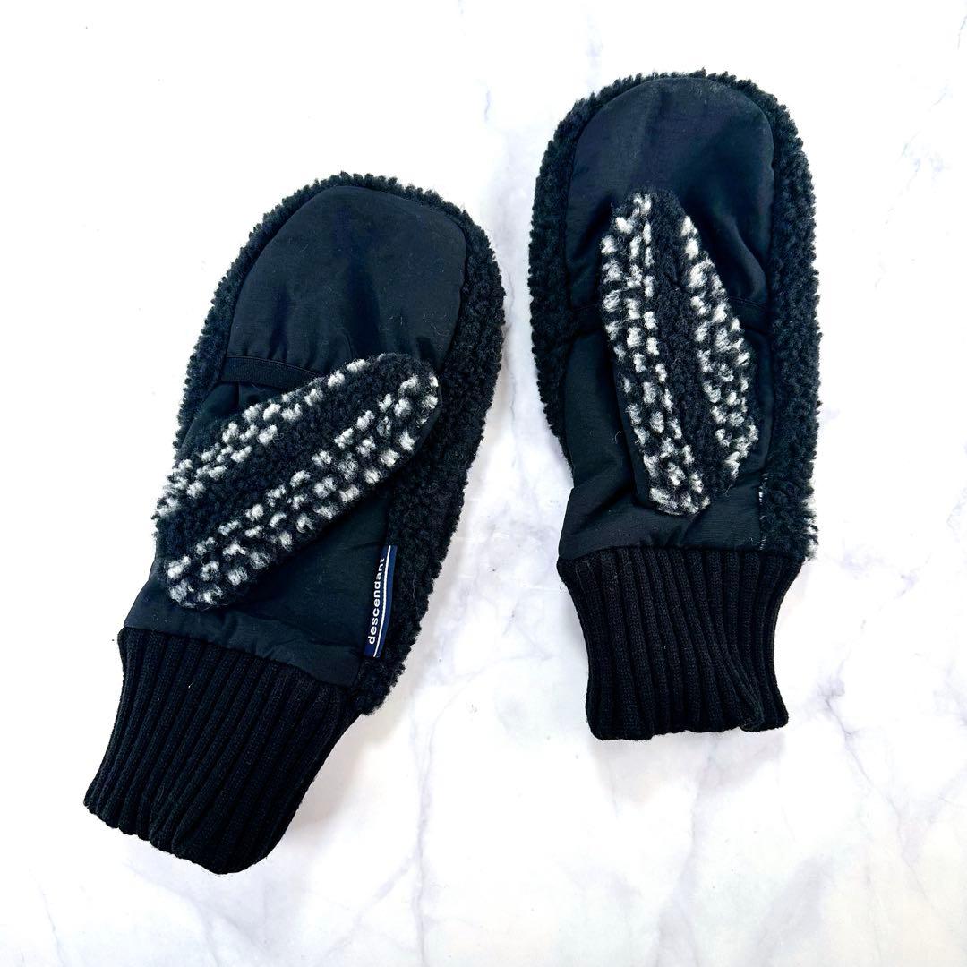 DESCENDANT HELLY HANSEN ボア 手袋 サイズS 黒 LサイズWTAPS CTPL.TWILL