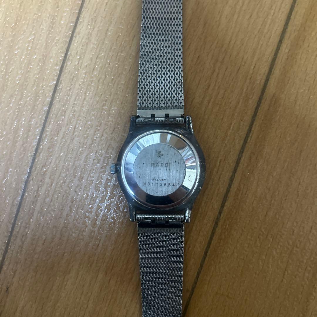 G*i様 RADO 手巻き時計 シルバー メッシュバンド