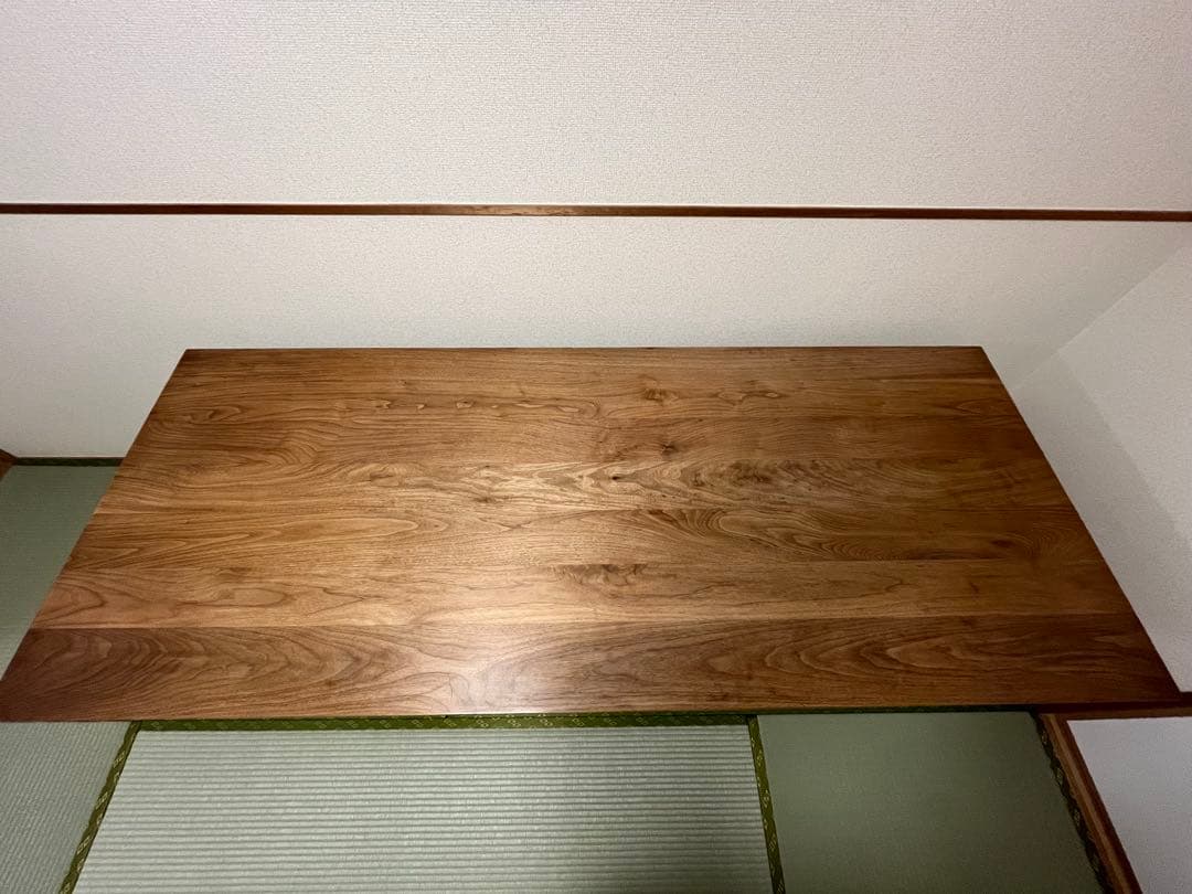 【値下げ】greeniche ダイニングテーブル 無垢材ウォルナット　特注サイズ