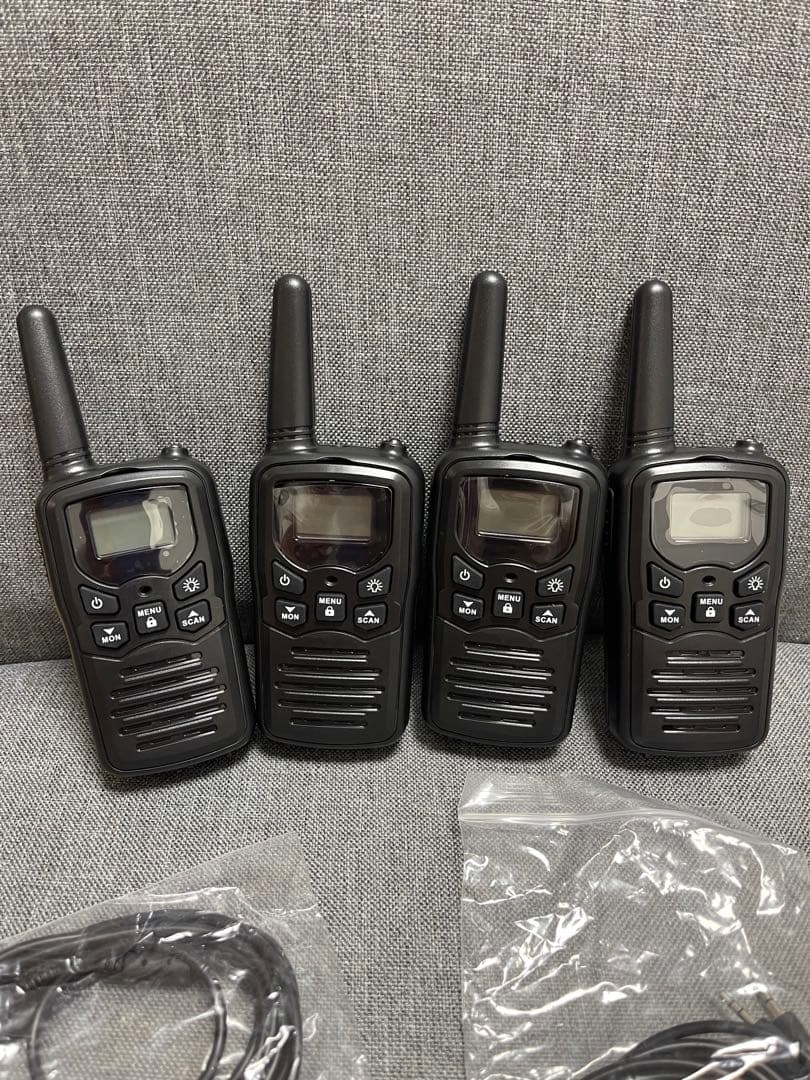 トランシーバー 4台セット 無線機 免許不要 本体