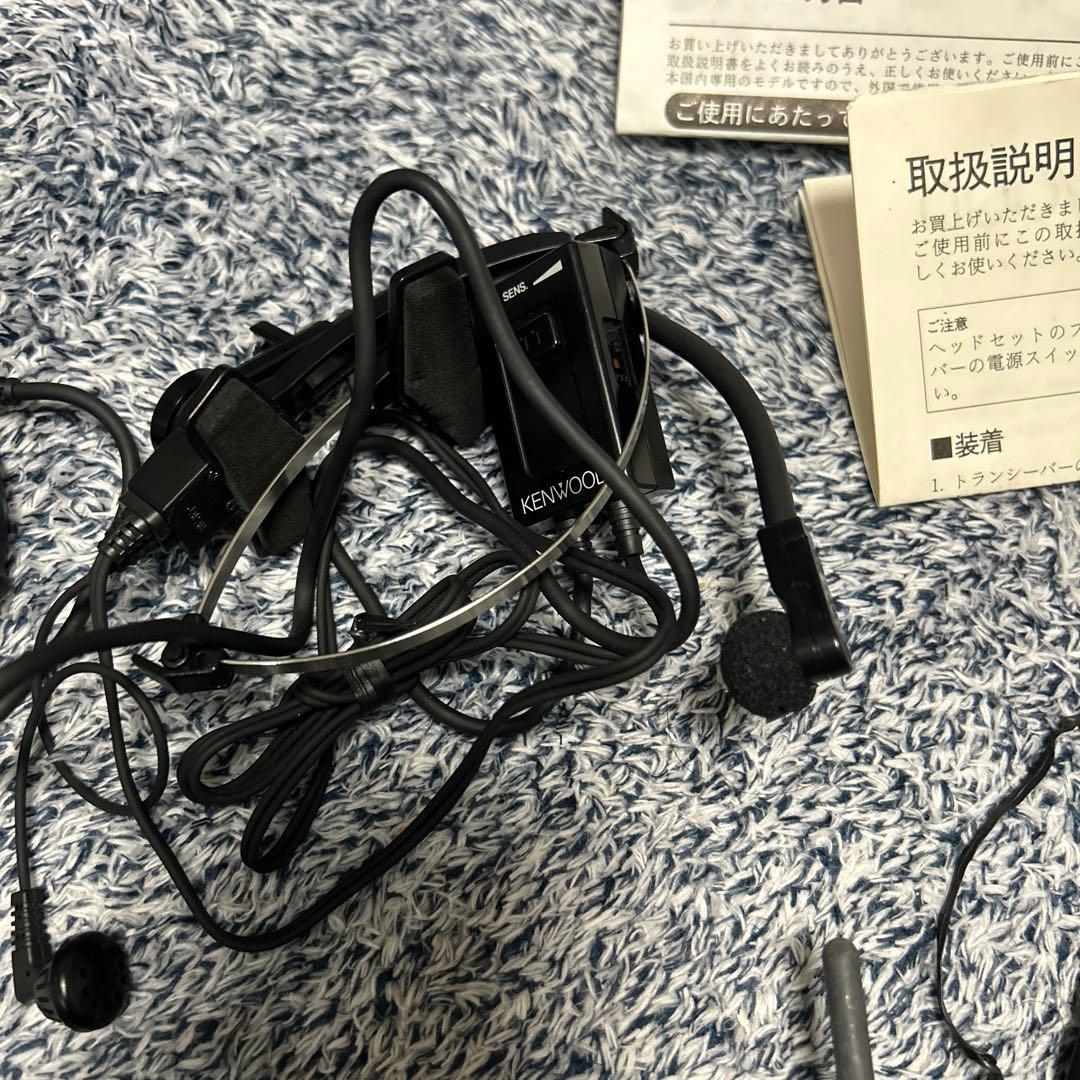 ケンウッド トランシーバー 3台 ubz-lf9 ヘッドセット hmc-3
