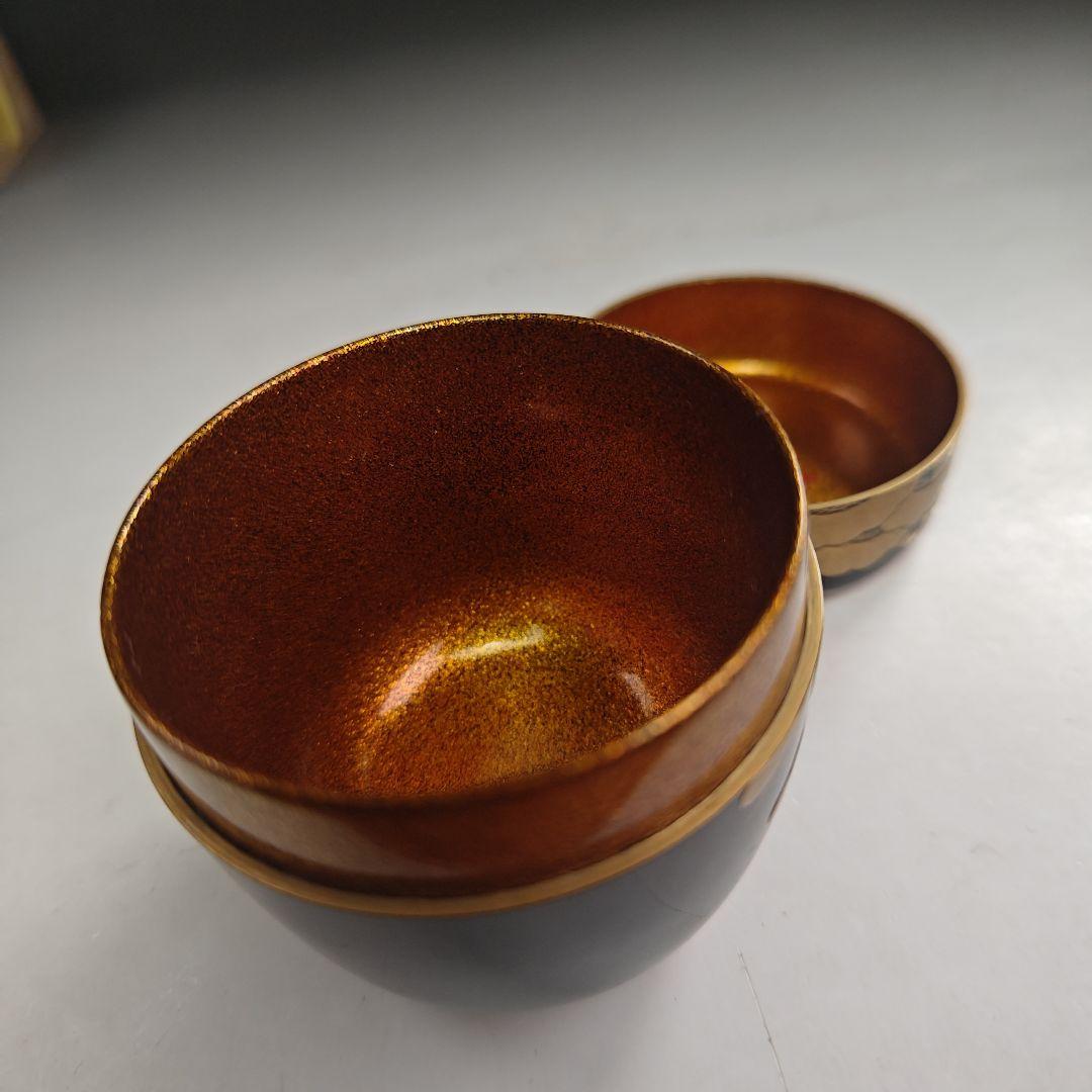 ウ225 棗『塗師 辻石斎』『表千家而妙斎 花押 極箱』『松