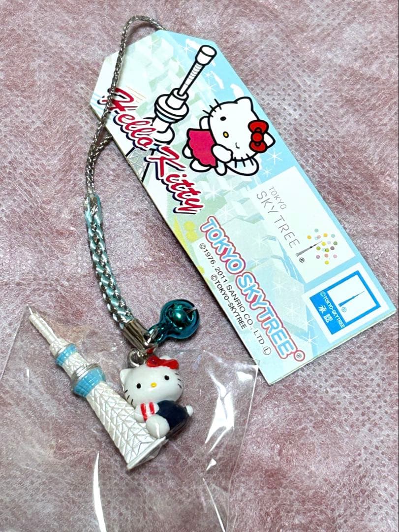 未開封　ハローキティ ストラップ　東京　限定　根付け　サンリオ　3個　セット　⑤
