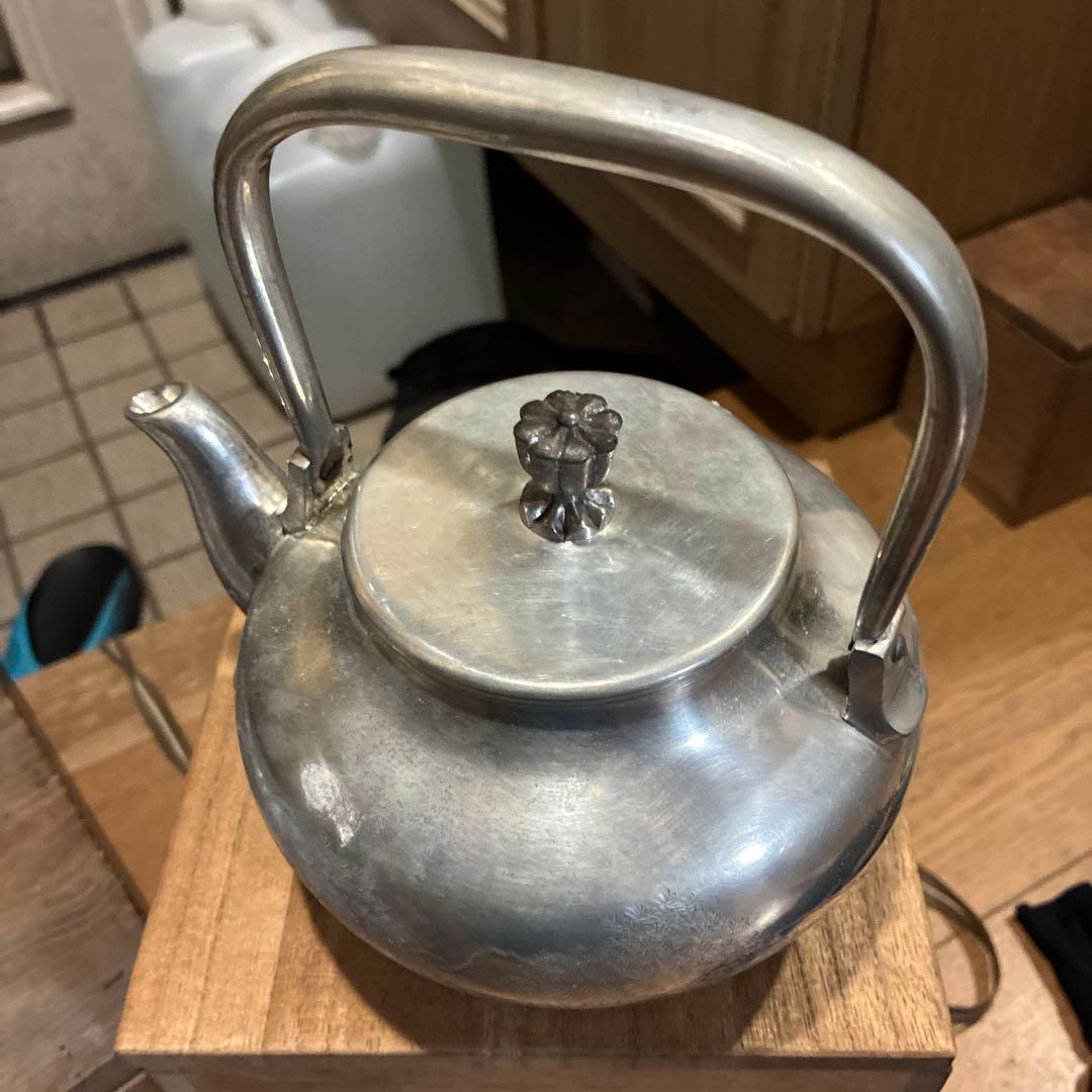 ビンテージ昭和レトロ‼️鎚起銅器 銅湯沸 鎌倉山の旧家から出てきまし