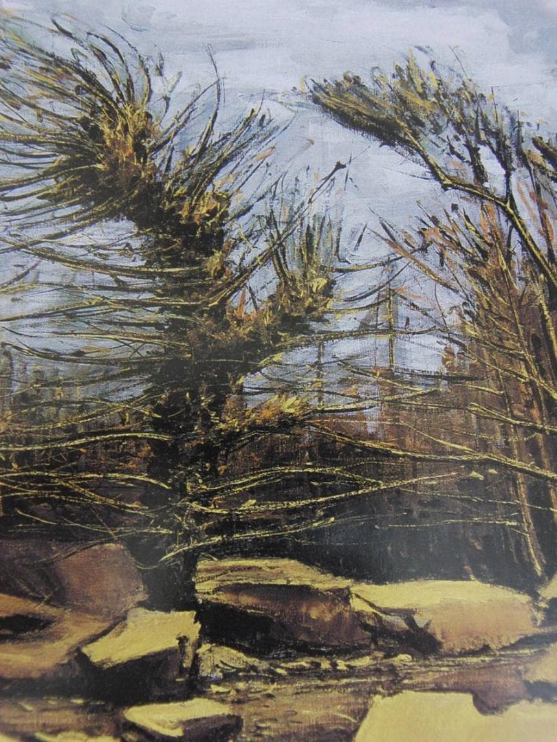 ベルナール・ビュッフェ「Foret de Fontainebleau」