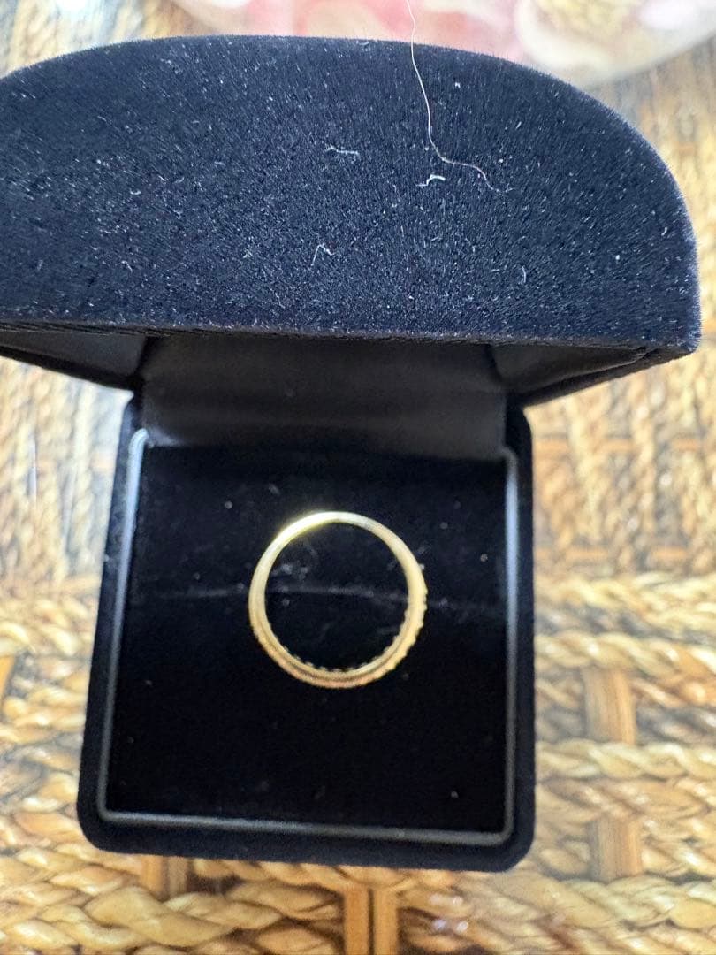 ピクニクK18金ハーフエタニティダイヤモンドリング0.3カラット